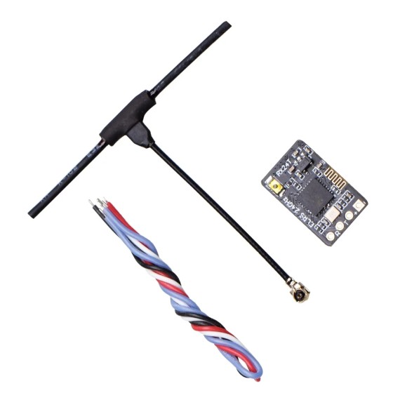 Hot Sales JHEMCU Nano 2.4G Elrs Radio High Refresh Rate Expresslrs Rx24T for Racing & Long Range Drones for Unisex Use
